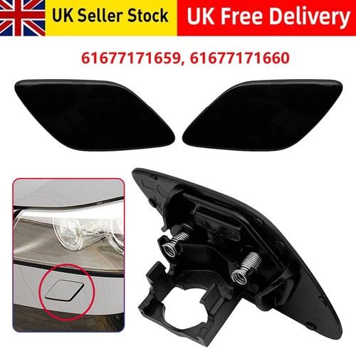 Pair headlight washer cover - 1,