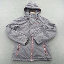 O’Neill Women’s Snowboarding / Ski Wear Jacket – Grey with Coral Lining – Size M