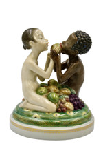 RARE Royal Copenhagen porcelain figurine Adam Eve Snake 1997 Hans Henrik Hansen