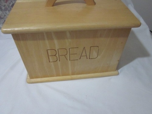 Bread box solid pine - box,