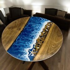 Ocean Wave Epoxy Resin Top