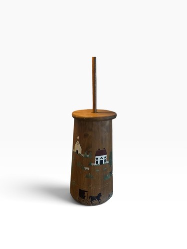 Hand painted decorative wooden - painted,