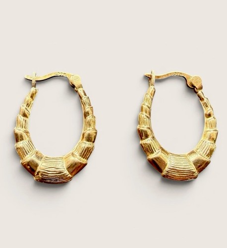 Vintage 9ct gold - vintage, hoop