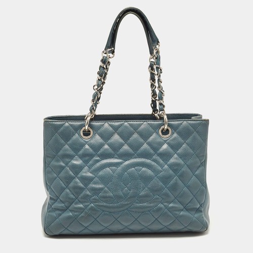 Chanel gst large blue - chanel, leather