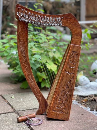 Strings lever harp hand - 15,