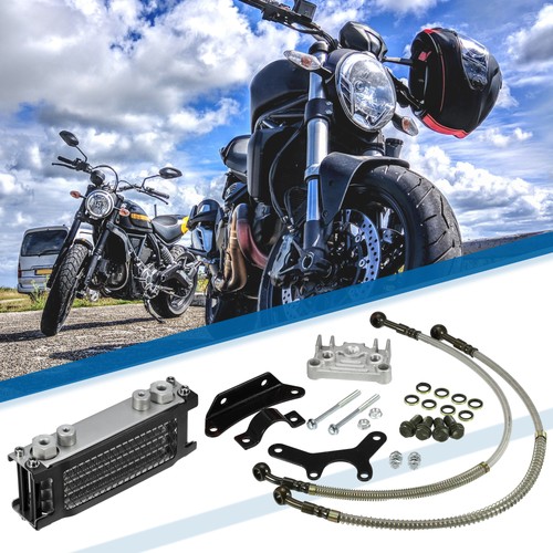 Set black engine oil cooler - 1,