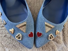 Guess Denim Charm Shoes Mary Jane Size 5 Brand New