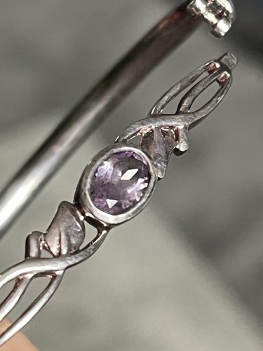 Vintage silver amethyst rennie - vintage,