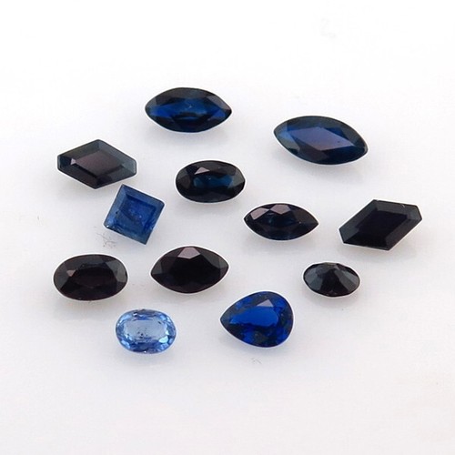 Sapphires faceted mixed shapes - sapphires,