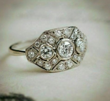 Art Deco Style 1.5Ct Round Cut