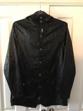 Drop Dead Stealth Rain Mac Mens Size S