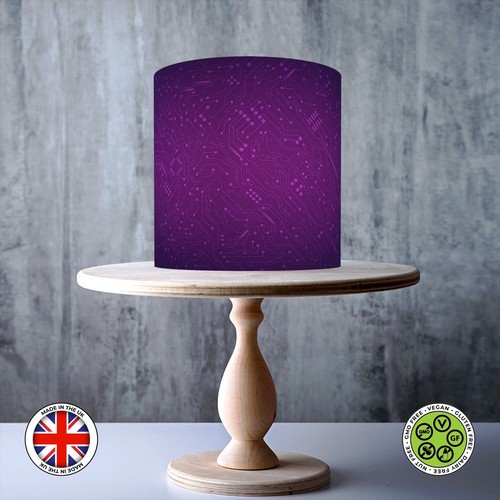 Purple gradient circuit - purple, board