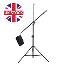 THICKER Heavy Duty Photo Studio Boom Stand Overhead Boom Arm Light Stand UK