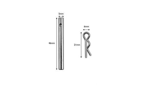 Front brake pad pins - pad, for