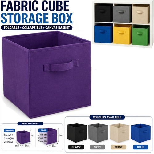 Cube storage boxes fabric - 1-4x,