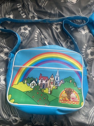 Rainbow zippy blue shoulder - rainbow,