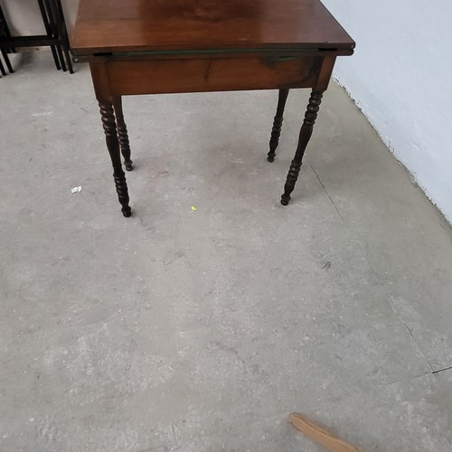 Edwardian mahogany folding - mahogany,
