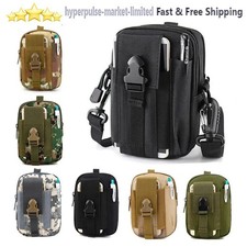 Tactical Waist Belt Bag Camping Military Molle Small Pouch Wallet Bum Hip Pack