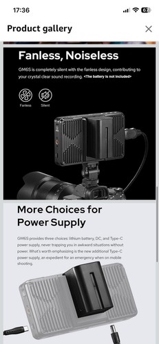 Godox gm6s camera - gm6s,