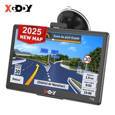 XGODY 2024 7'' Truck Sat Nav HGV Lorry LGV update Speedcam POIs UK Europe Maps