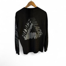 Palace Tri-Ferg Long Sleeve T-Shirt Black Size M – Authentic – Great Condition