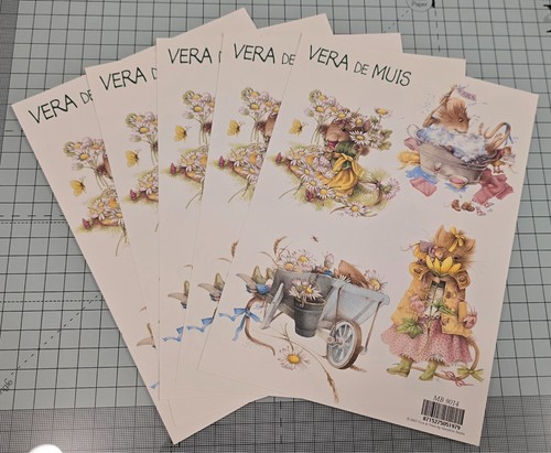 Vera muis a5 decoupage - 5x,