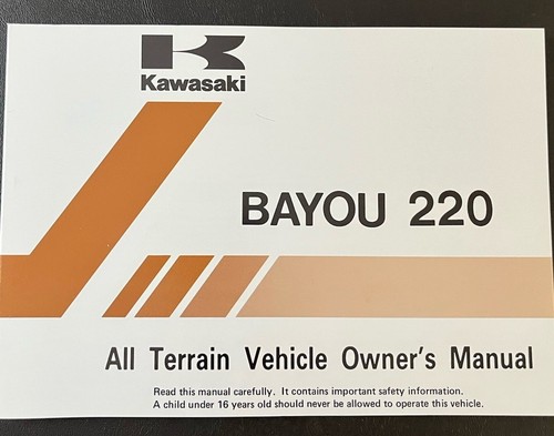 Kawasaki bayou 220 - kawasaki,