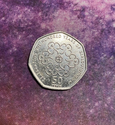 Rare 50p coin 2010 - rare, celebrating