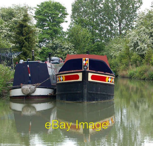 Photo 6x4 narrowboats canal - photo,