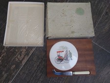 VINTAGE CHOPPING / CHEESE BOARD - Duryea 1893 - CHEESE SERVER