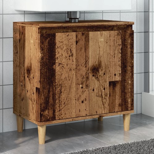 Walplus sink cabinet old wood - sink,