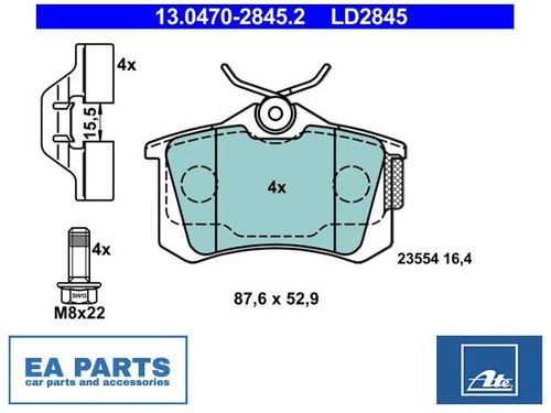 Brake pad set - brake, set,