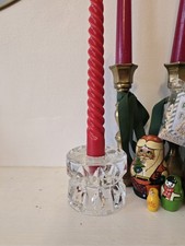 Cut Glass Candlestick Tabletop