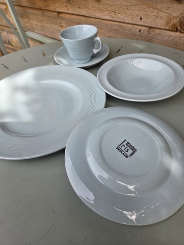 Vintage woods ware iris pale - vintage,
