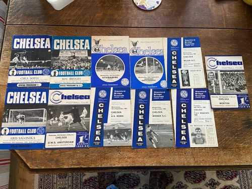 Chelsea football programmes - football,