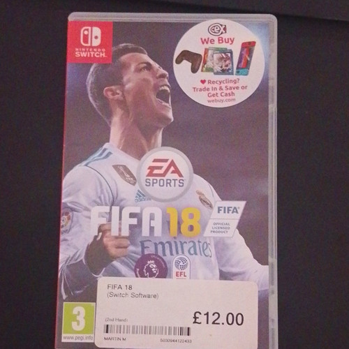 Sports fifa nintendo - fifa, 18