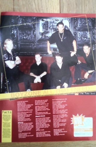 Boyzone all that need - all, i