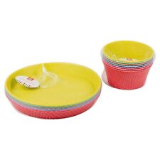 12pc Colorful Reusable Plastic