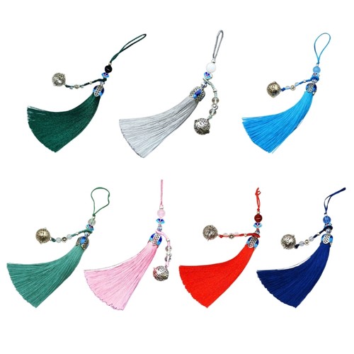 Silk tassels fringe with - silk,