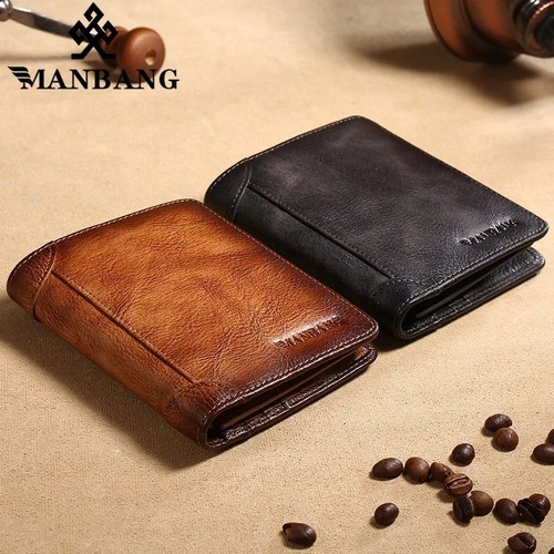 Mens designer leather wallet - designer,