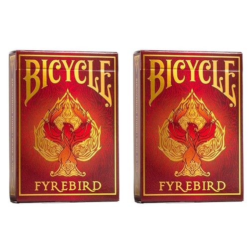 Bicycle fyrebird playing cards - bicycle,