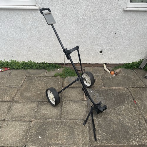 Folding wheel golf trolley - 2,
