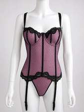 Ladies Dusky Pink Basque