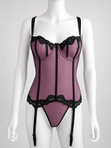 Ladies dusky pink basque - ladies,