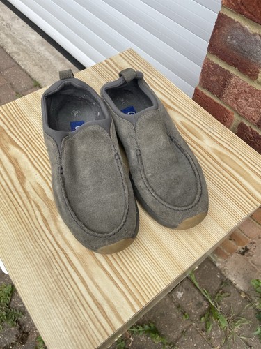 Cotton traders grey - suede, slip