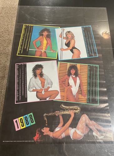Vintage 1988 calendar college - calendar,