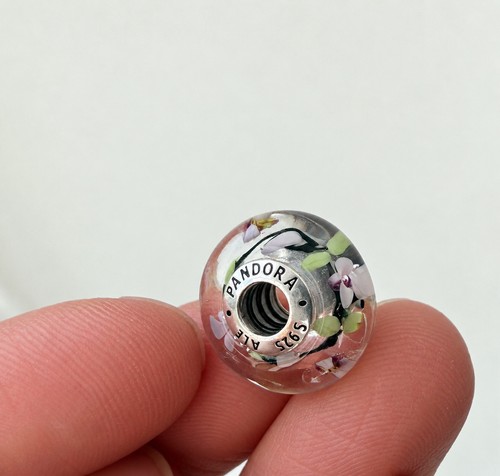 Genuine pandora clear floral - clear,
