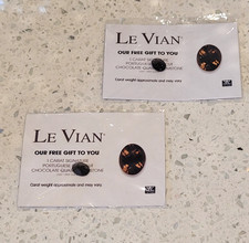 2 x Le Vian Loose 1 Carat Signature Oval Cut Chocolate Quartz Gemstones