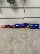 Nerf N-Strike Longstrike CS-6 Sniper Rifle Big Blue Gun