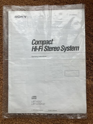 Sony lbt v202 - sony, lbt-v202cd